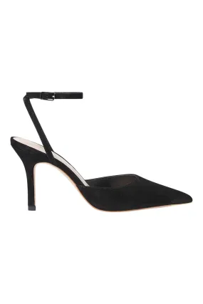 Loeffler Randall Jaden Ankle Strap Heel in Black