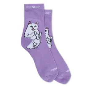 Lord Nermal Mid Sock (Dusty Lavender)