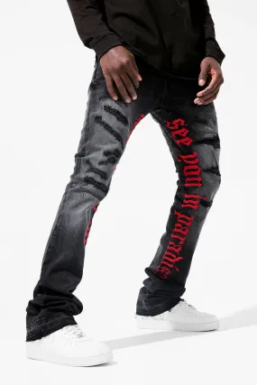 Martin Stacked - See You In Paradise Denim (Black Shadow)