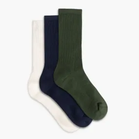 Men's Cotton Crew Sock | 3-Pack