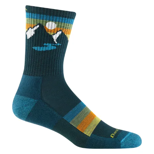 Men's Sunset Ridge Micro Crew Lightweight Hiking Sock by Darn Tough