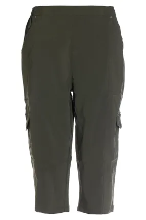 Micro Stretch Below Knee Pants | OLIVE | 2142AR