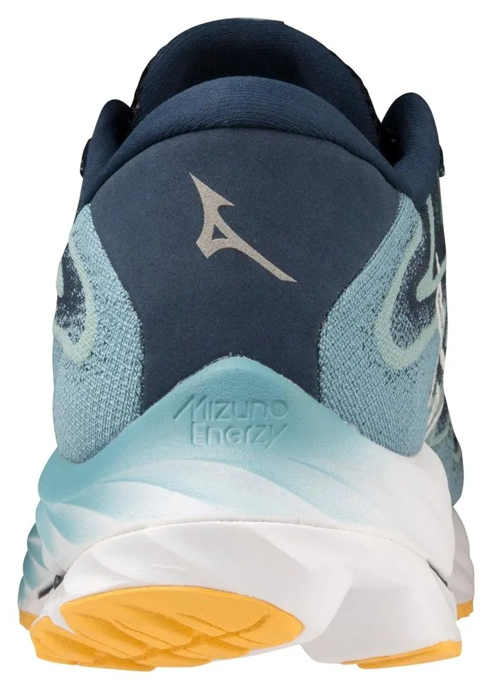 Mizuno Men's Wave Rider 27 SSW - Adriatic Blue/Snow White