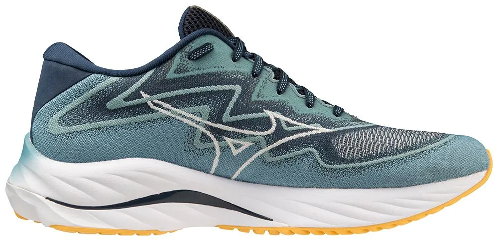 Mizuno Men's Wave Rider 27 SSW - Adriatic Blue/Snow White