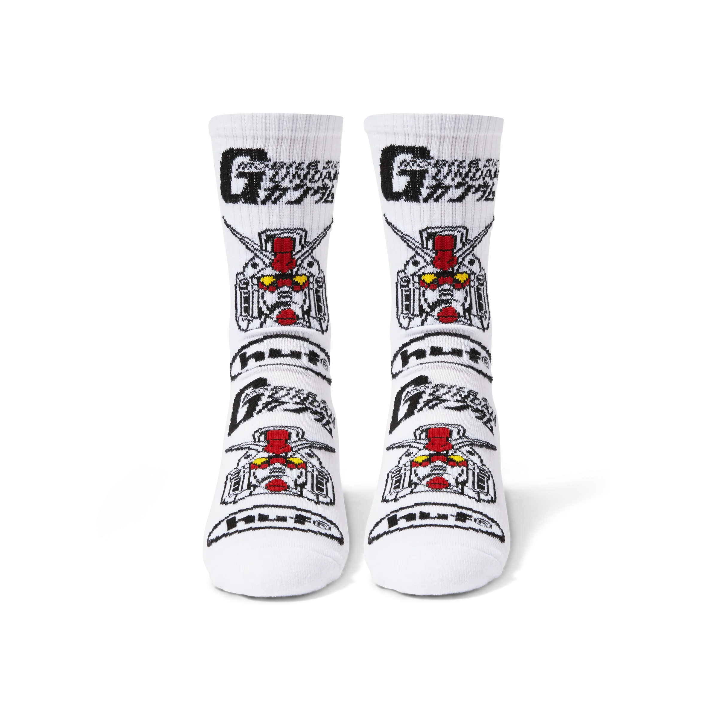   Mobile Suit Gundam RX-78 Glow Crew Sock 'White'