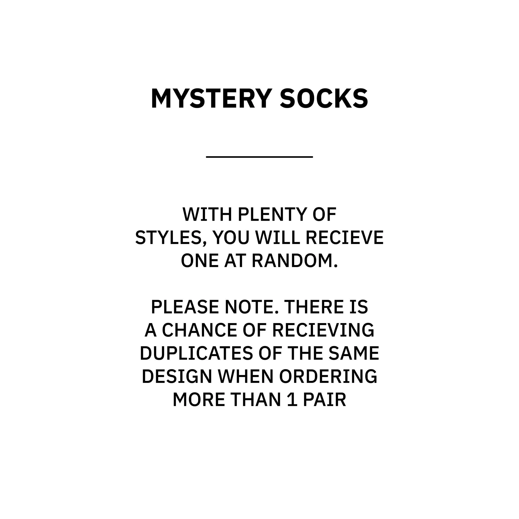 Mystery Crew Sock