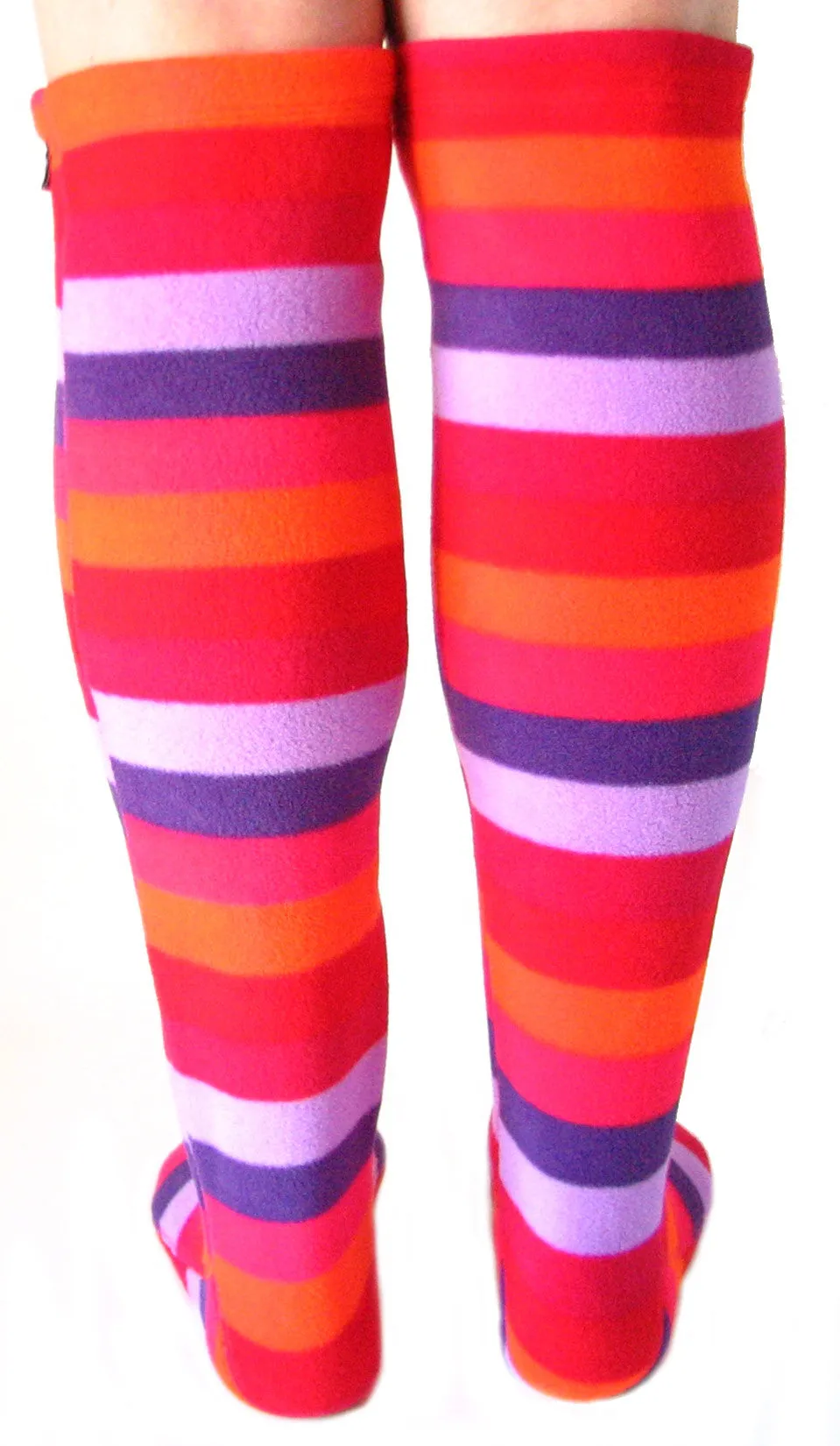 Over The Knee Fleece Socks - Jellybean