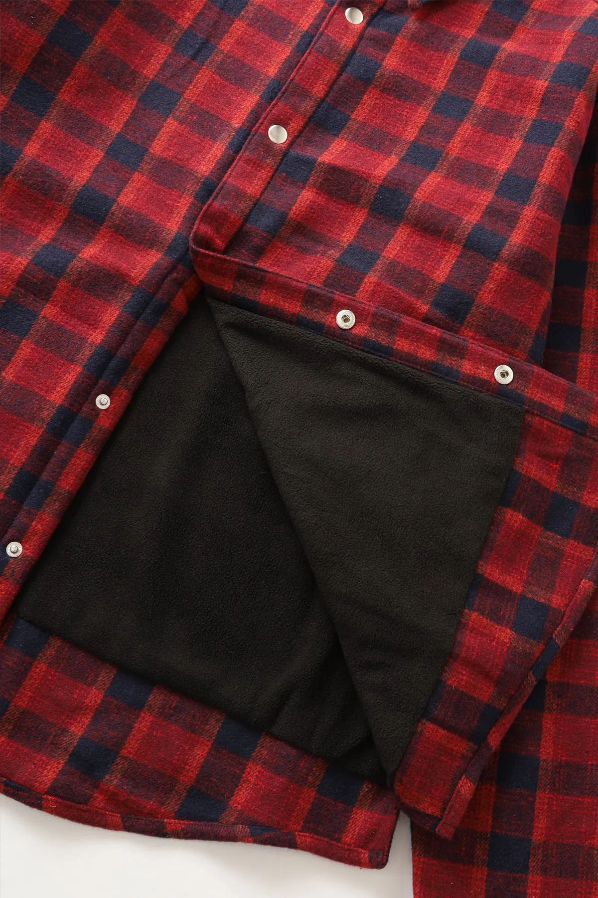 Pro Club - Flannel Work Shirt - Red/Navy