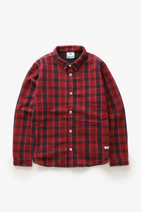 Pro Club - Flannel Work Shirt - Red/Navy