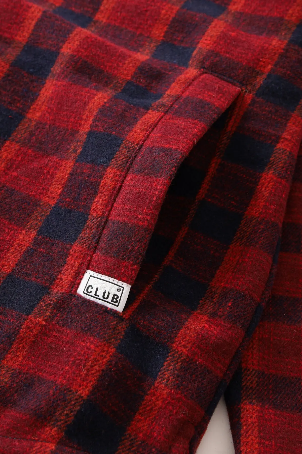 Pro Club - Flannel Work Shirt - Red/Navy