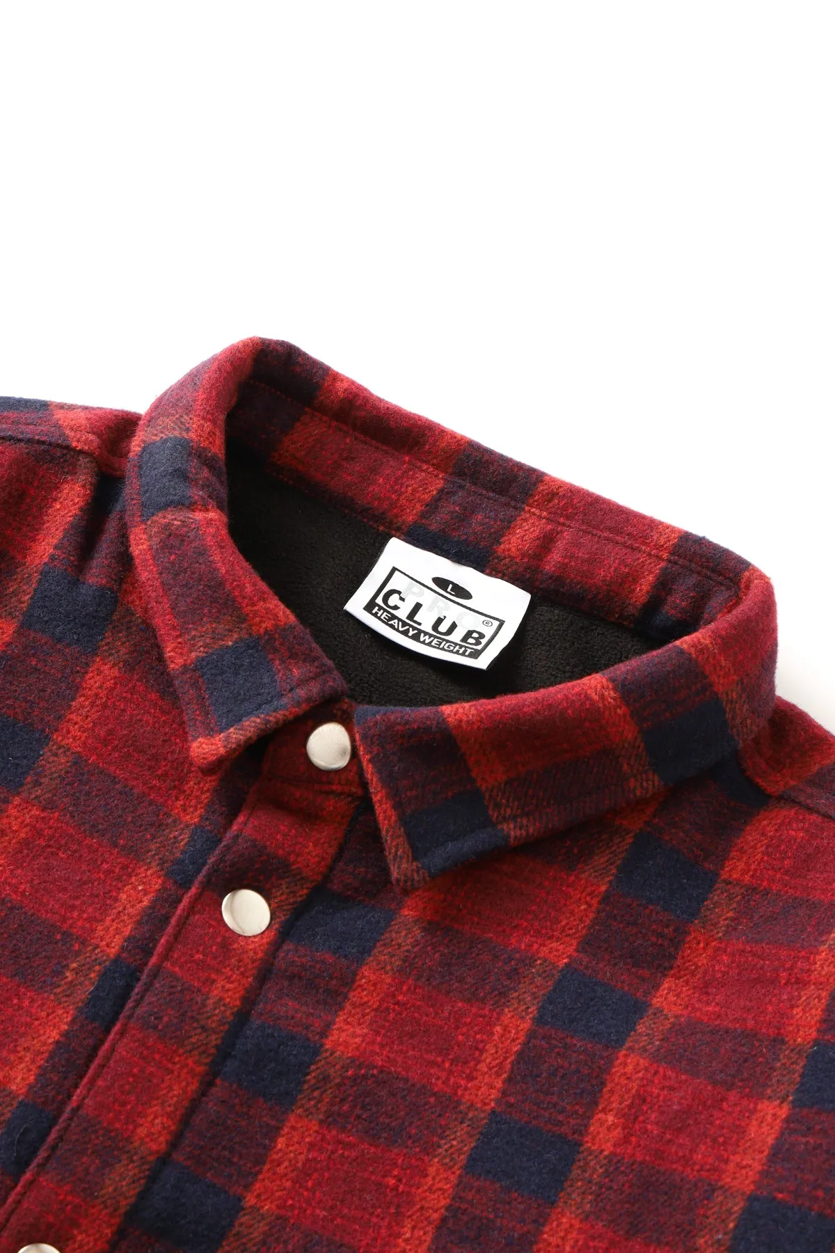 Pro Club - Flannel Work Shirt - Red/Navy