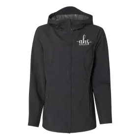 Rain Jacket - Heather Black - Ladies' - A Logo