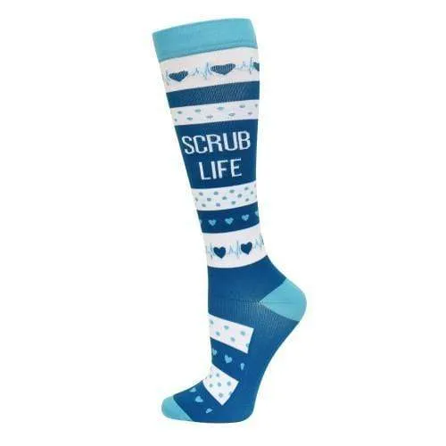 Scrub Life Premium Compression Sock - 10-14mmHg | Women's