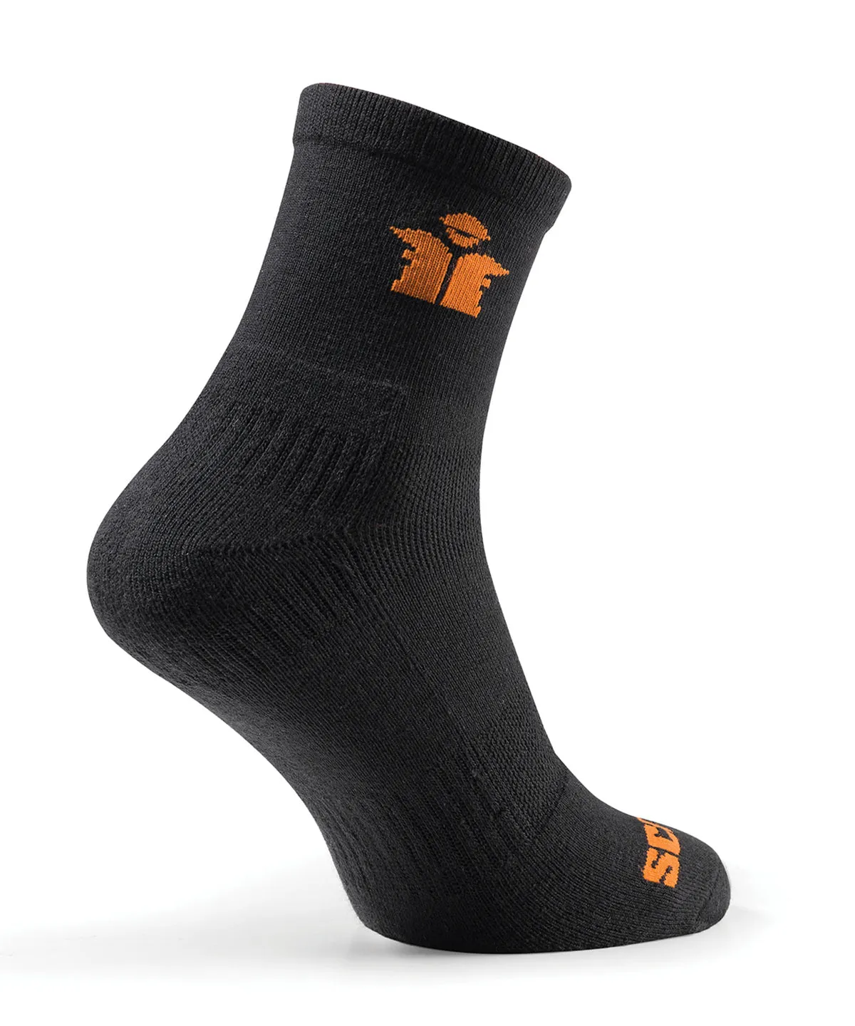 Scruffs Men's Worker Cotton-Rich Mini-Crew Site Socks {SH052}