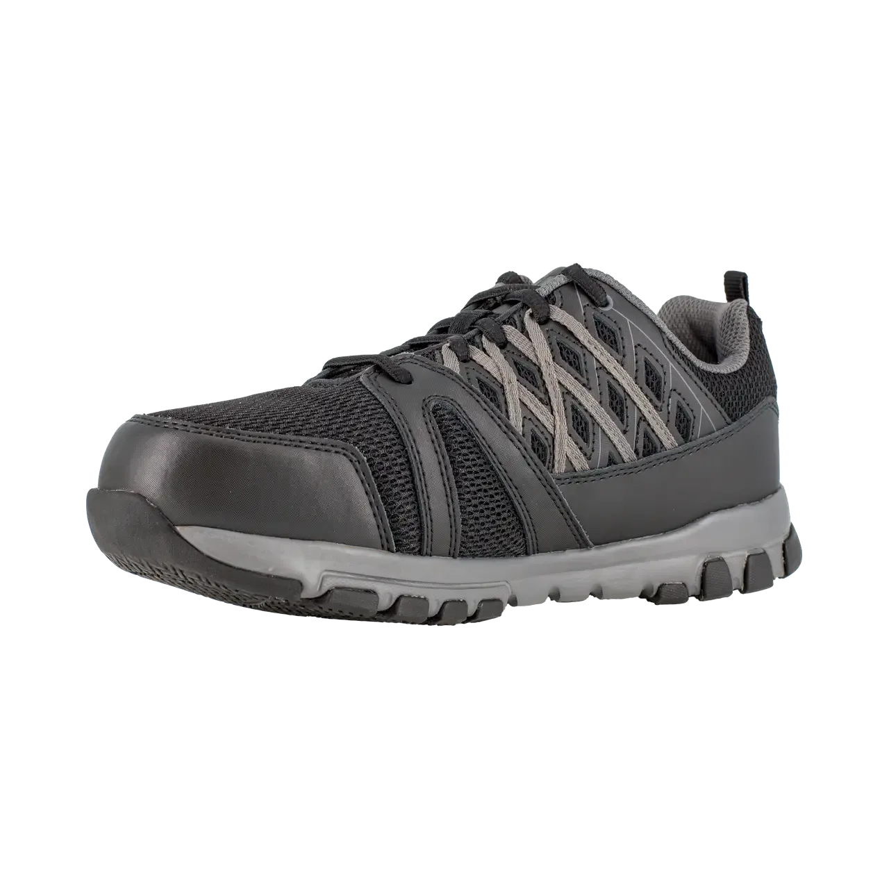 Sublite Steel-Toe Athletic Work Shoe Black