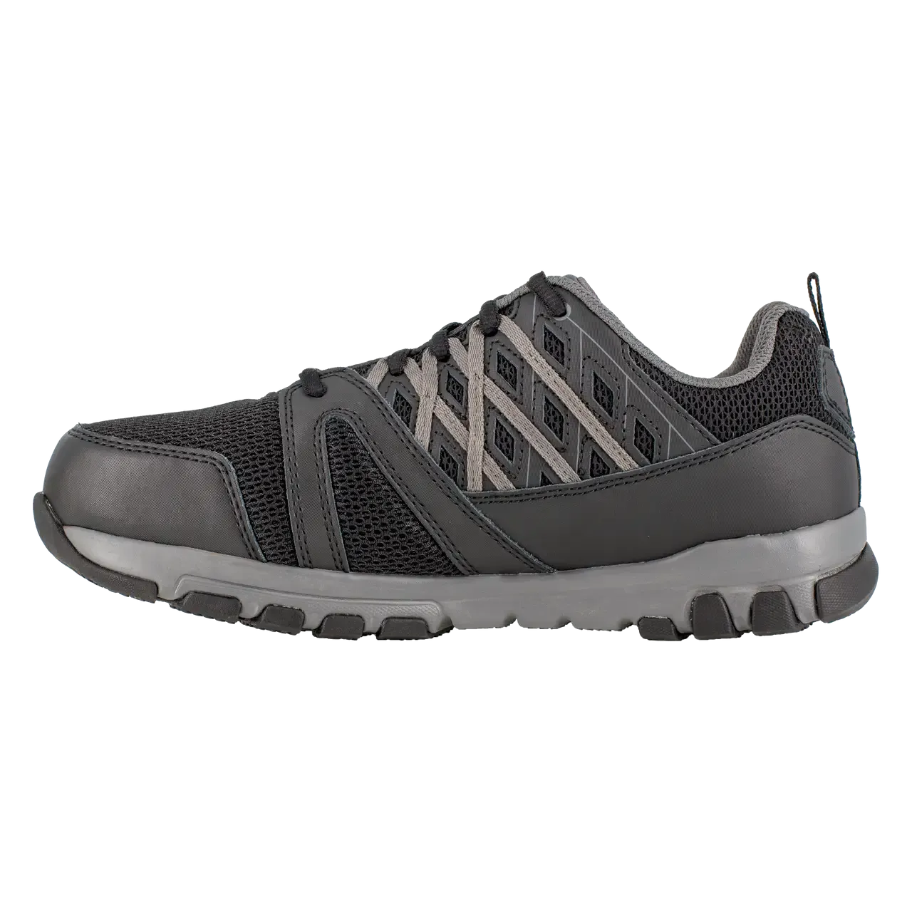 Sublite Steel-Toe Athletic Work Shoe Black