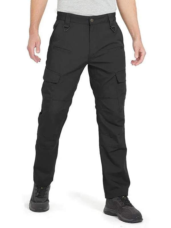 Tactical Cargo Pants for Men Relaxed Fit Lightweight Flex Stretch Ripstop Outdoor Work Hiking Pants