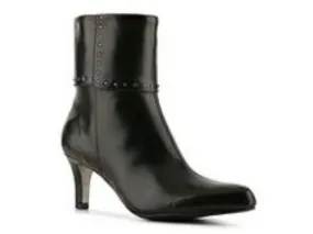 Tahari Primer •Black Kid Leather•  Ankle  Bootie 6.5