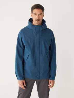 The Anorak Rain Jacket in Ocean Blue