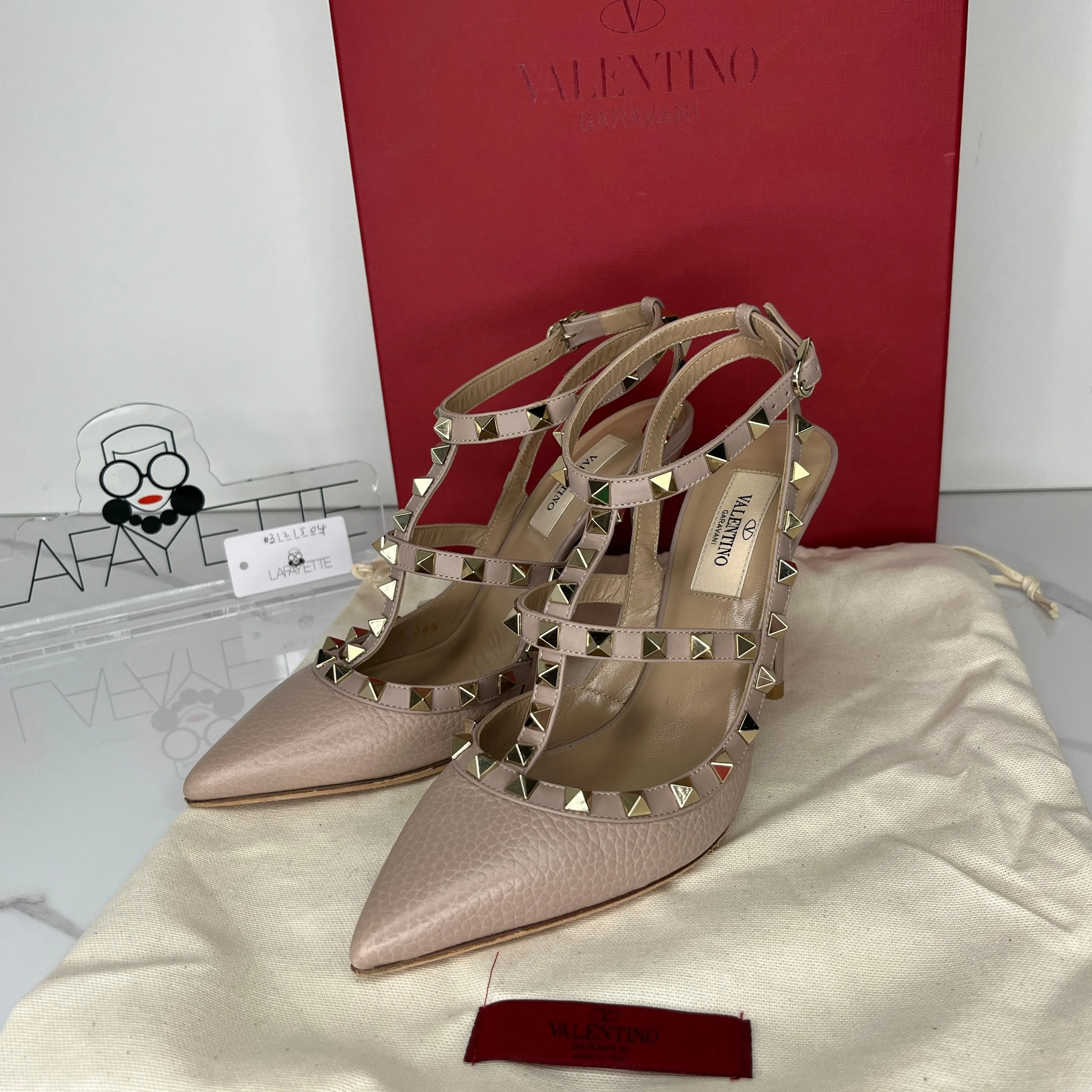 Valentino Rockstud Ankle Strap Pump 100 MM