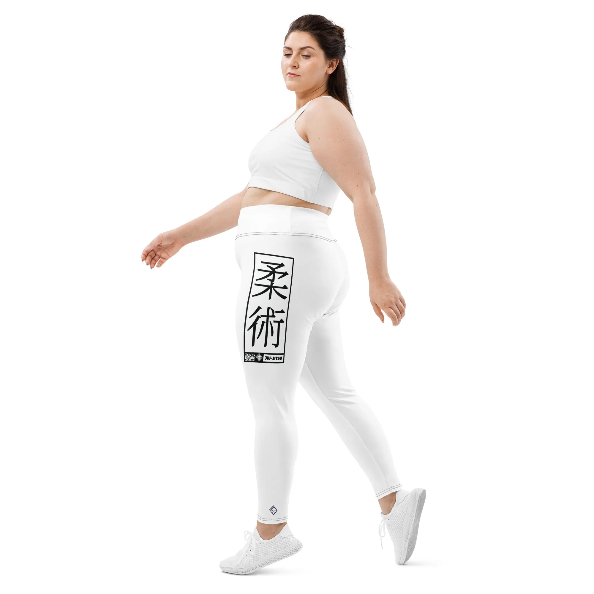 Women's Plus Size Yoga Pants Workout Leggings For Jiu Jitsu 016 - Snow