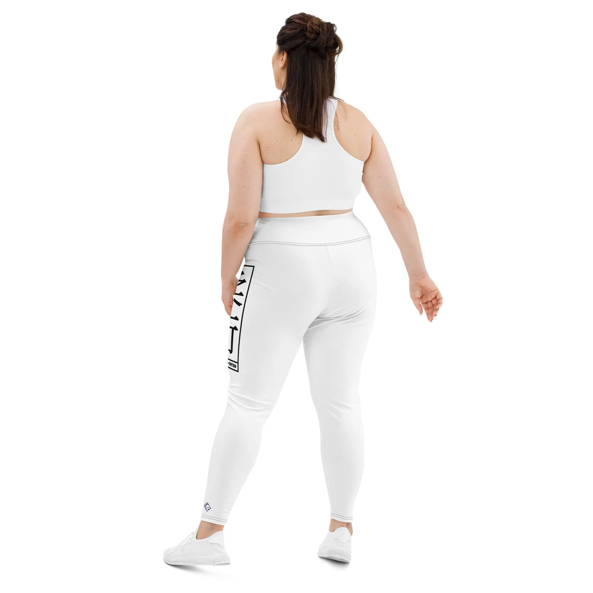 Women's Plus Size Yoga Pants Workout Leggings For Jiu Jitsu 016 - Snow